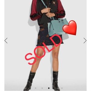 COACH Leather NWT Navy Blue Handbag